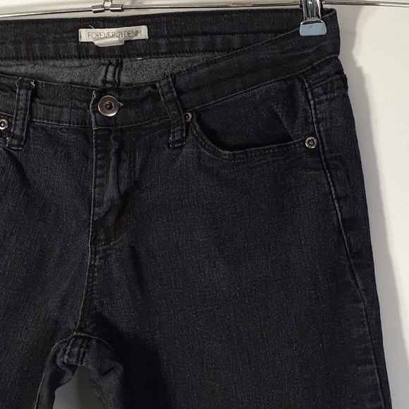 Forever 21 Denim US 28 Black Skinny Jeans - Picture 6 of 16